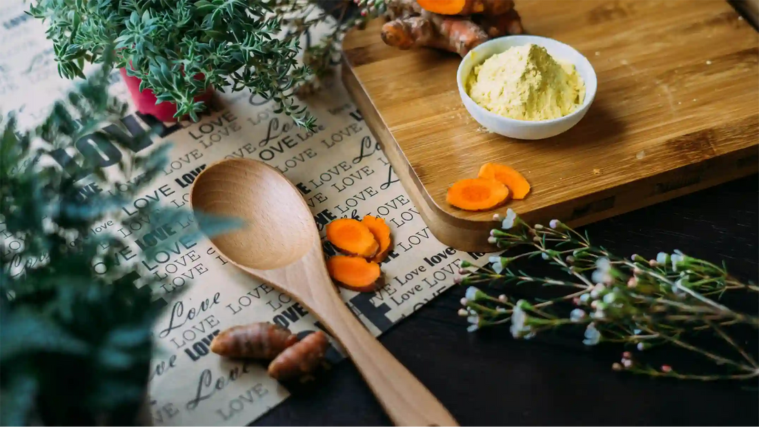 Picture of a table filled with herbs