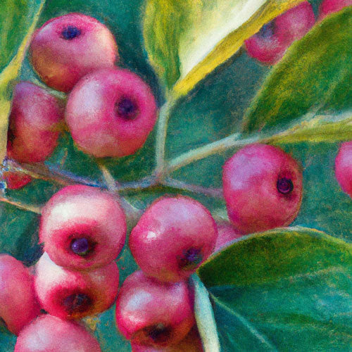 Painting of Blushwood Berries