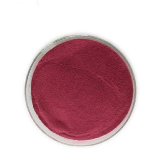 Blushwood berry extract powder in glass bowl.