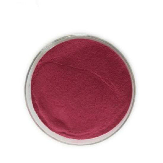 Blushwood berry extract powder in glass bowl.