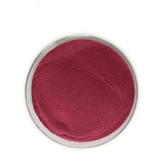 Blushwood berry extract powder in glass bowl.