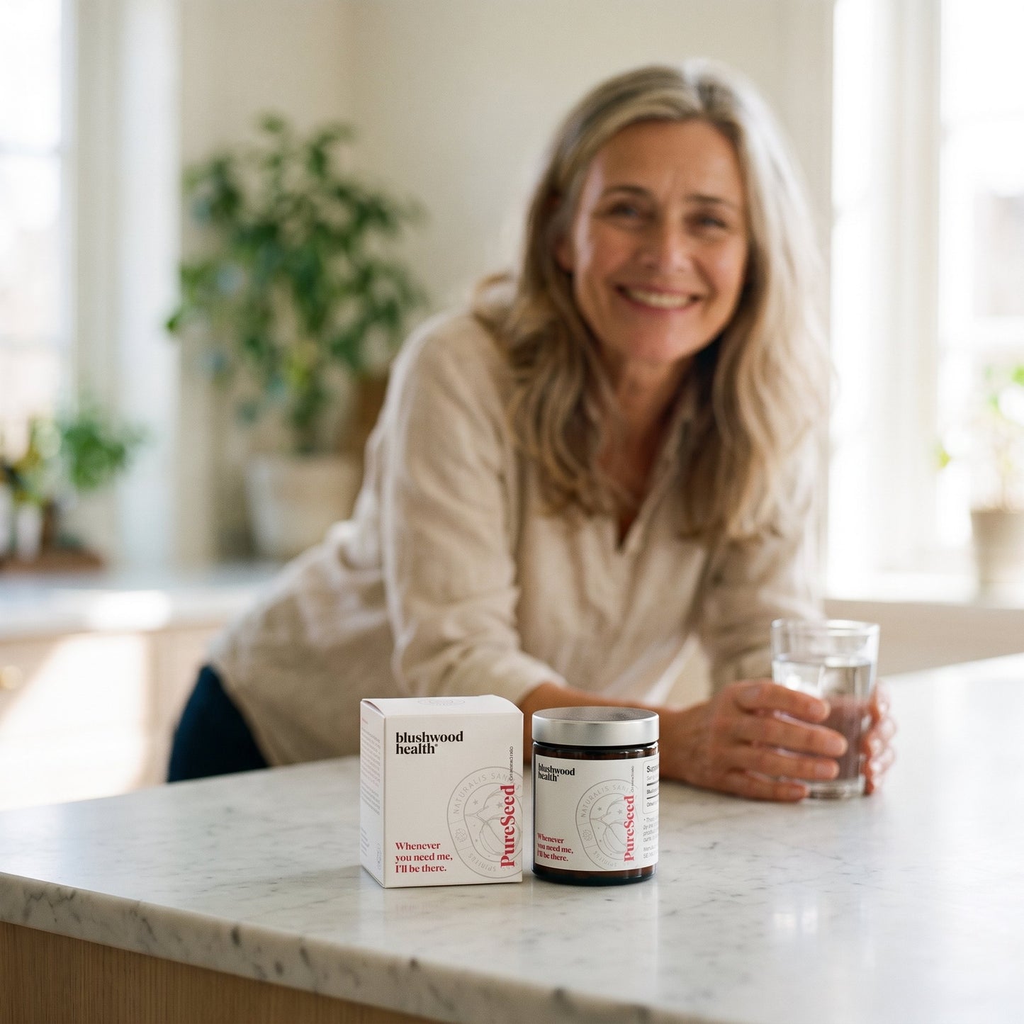 Blushwood Berry Extract Capsules — the whole-seed daily ritual, box and jar