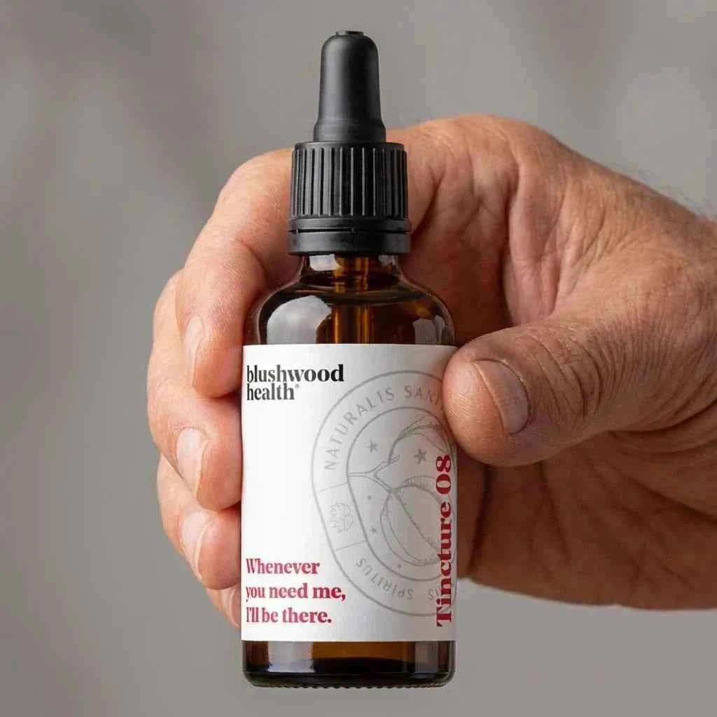 EBC-46 Tincture bottle from Blushwood Berry with dropper, 10:1 whole-seed botanical extract for sublingual and topical use