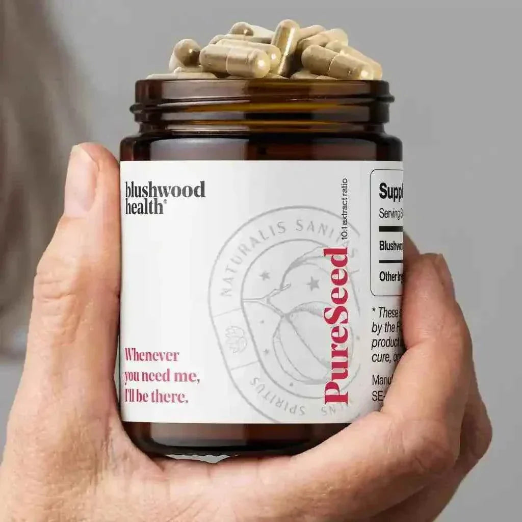 Blushwood Health EBC-46 capsules vs tincture difference illustration