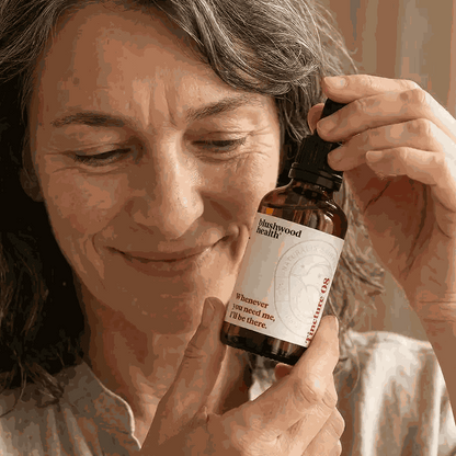 Blushwood Health EBC-46 Blushwood Berry Tincture 10:1 liquid extract with dropper bottle