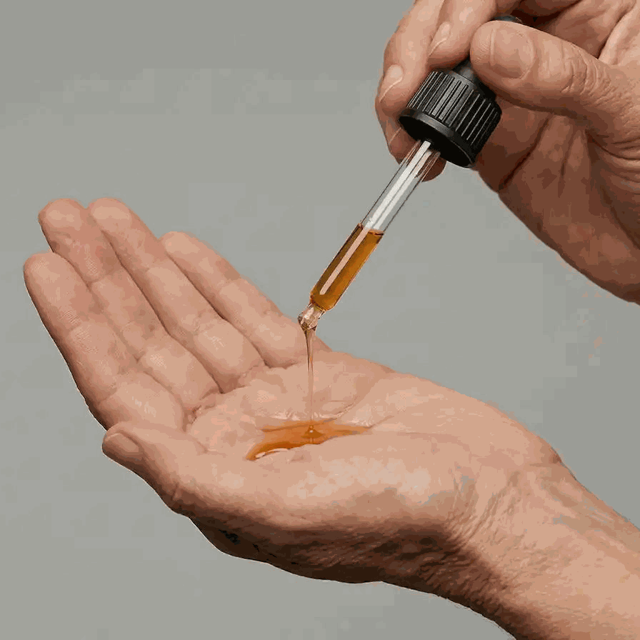 EBC-46 tincture in dropper bottle with blushwood berry extract for wellness routines