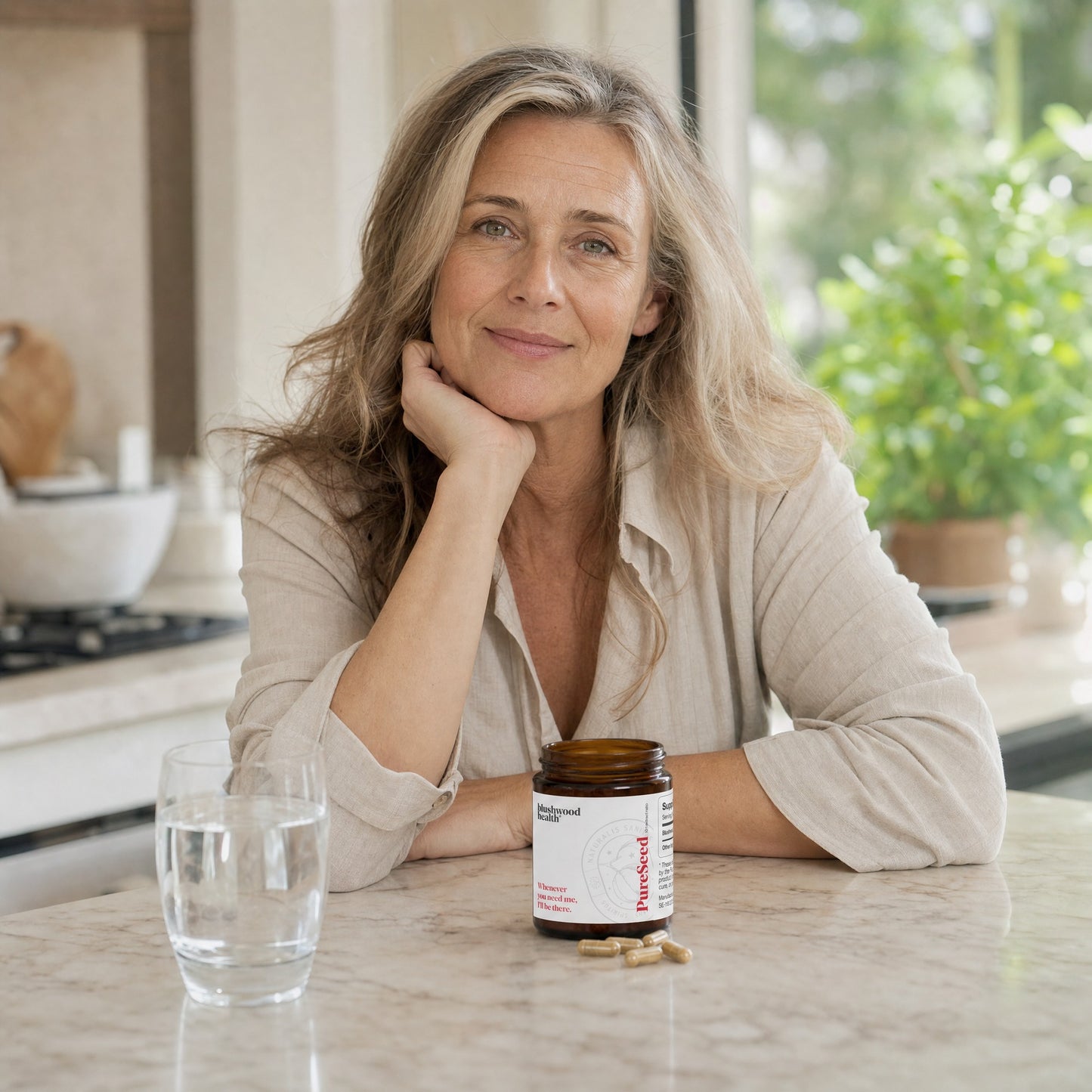 Blushwood Health capsules — a calm daily whole-seed ritual